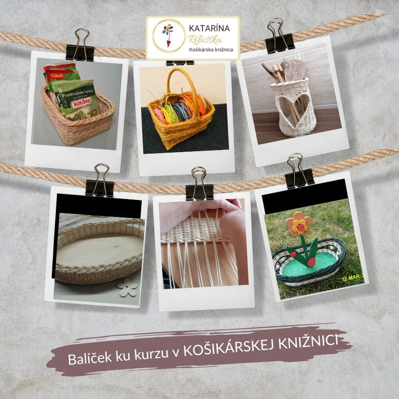 ŠKOLA PLETENIA košíkov z pedigu