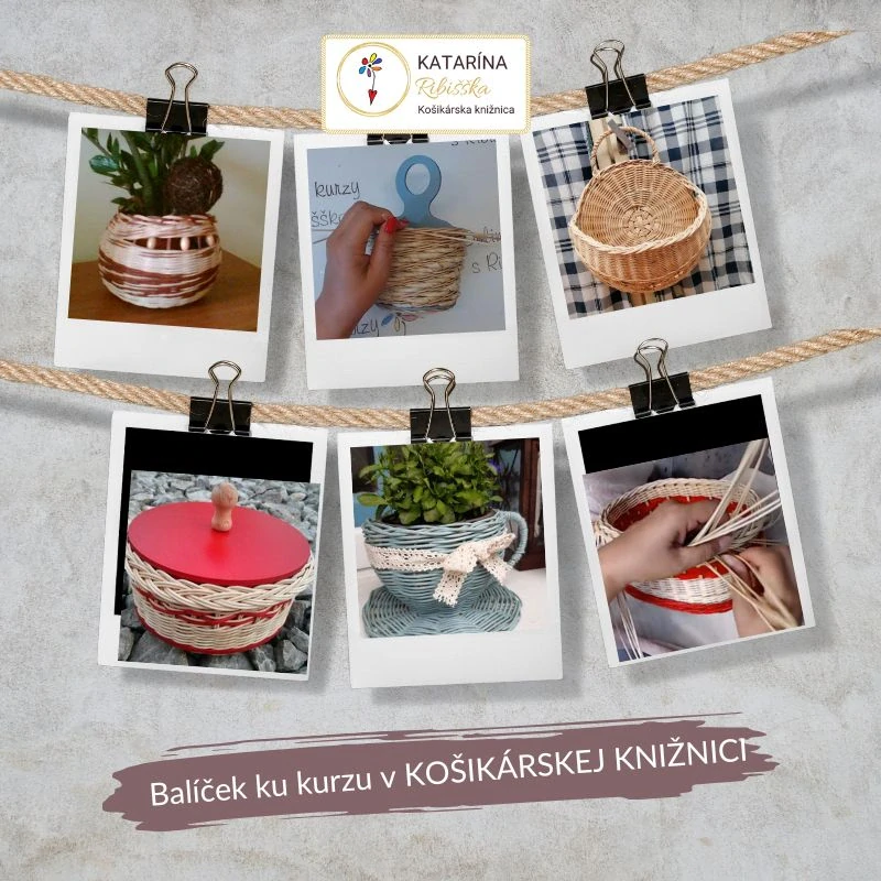 ŠKOLA PLETENIA košíkov z pedigu