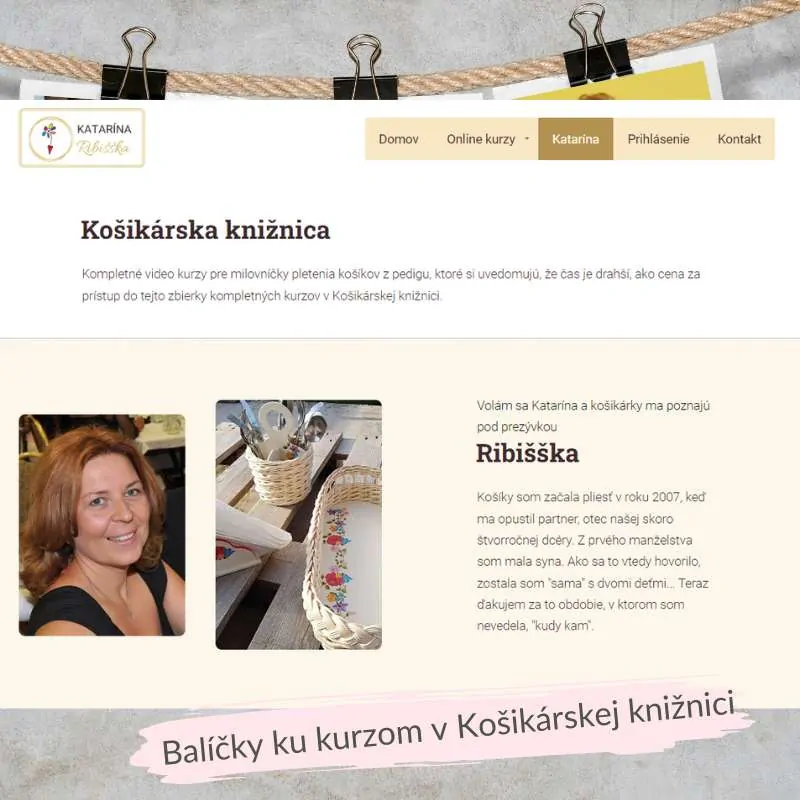 ŠKOLA PLETENIA košíkov z pedigu